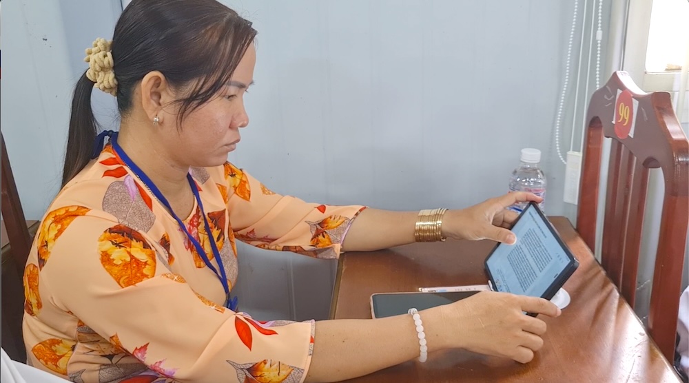 Commune in Ca Mau organizes Party congress without papers, no flowers