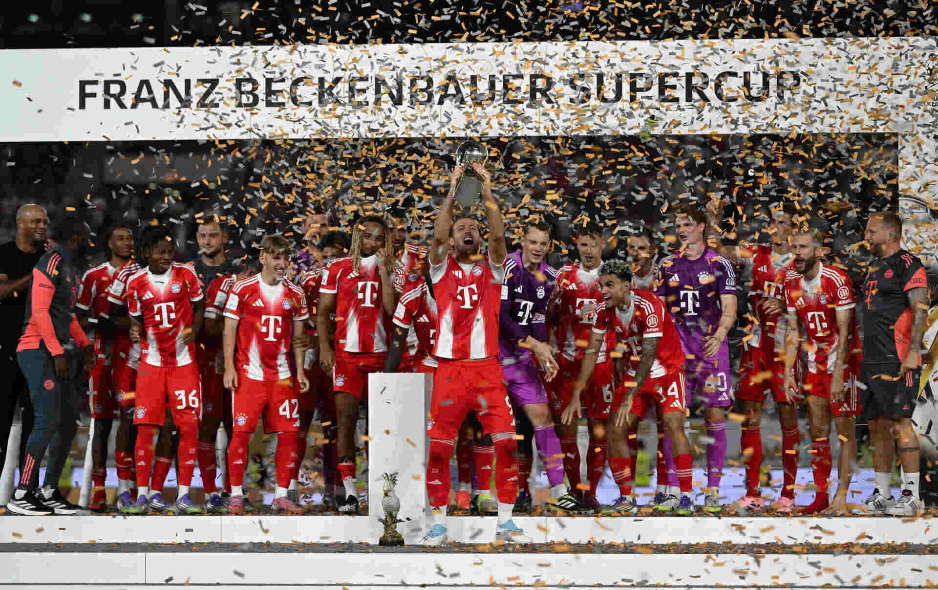 Bayern Munich vo dich Sieu cup Duc 2025.  Anh: AFP