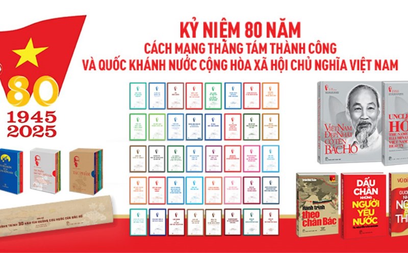 Book commemorating the 80th anniversary of the successful August Revolution and the National Day of the Socialist Republic of Vietnam. Photo: Tre Publishing House