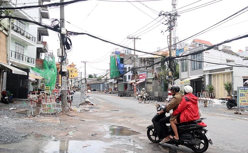 The project to expand inner-city roads is gradually taking shape, Ho Chi Minh City residents expect to reduce traffic congestion