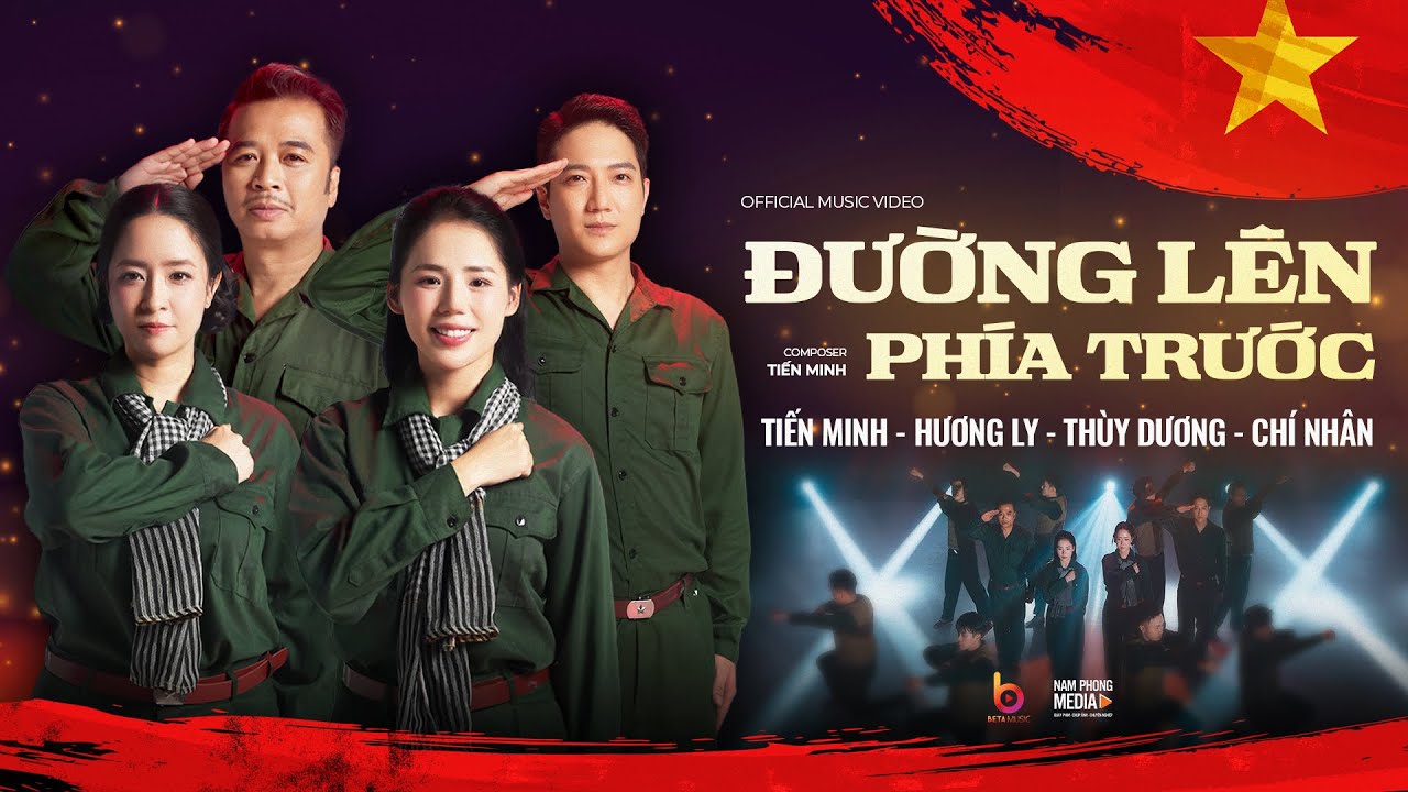 The song "Duong len len len" was composed by actor and musician Tien Minh. Photo from video