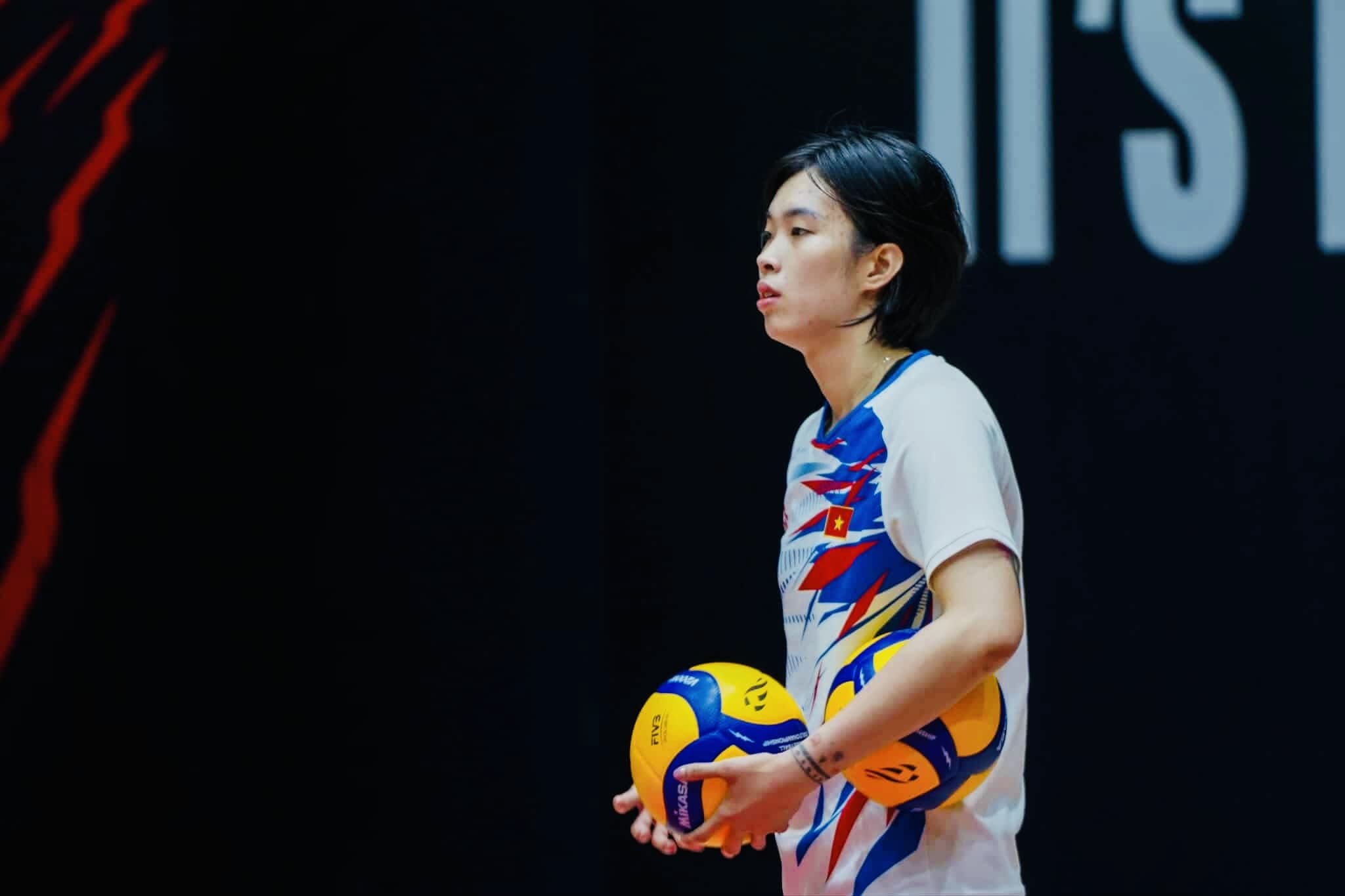 プレーヤーTran Thi Thanh Thuyはおそらく世界選手権2025年のパスで競争するでしょう。写真：VFV