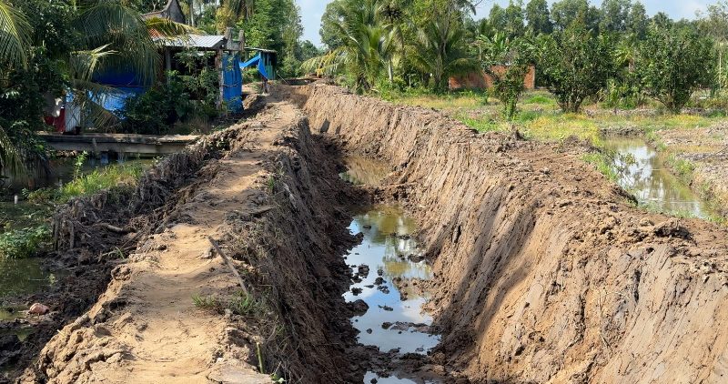 Den nay giai ngan von dau tu cong tai Vinh Long moi dat 33,94%. Anh: Hoang Loc