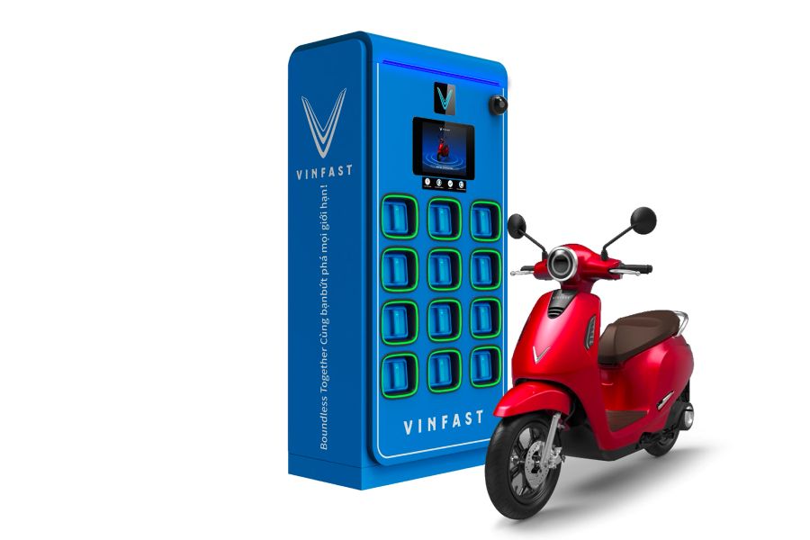 VinFast se ra mat phien ban xe doi pin cua cac dong xe may dien hien tai