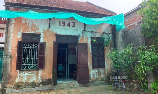 Ngôi nhà cổ hơn 80 năm tuổi ở làng Nha Xá, xã Duy Tân, tỉnh Ninh Bình từng là nơi trú ẩn thời chiến tranh. Ảnh: Hà Vi