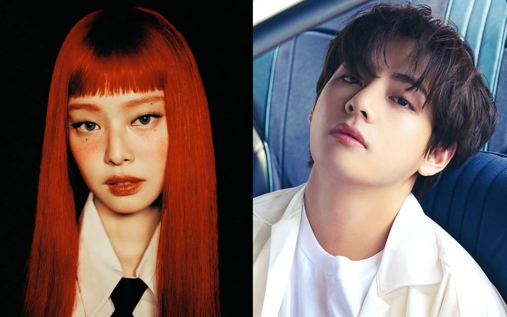 V BTS and Jennie Blackpink. Photo: Lotte