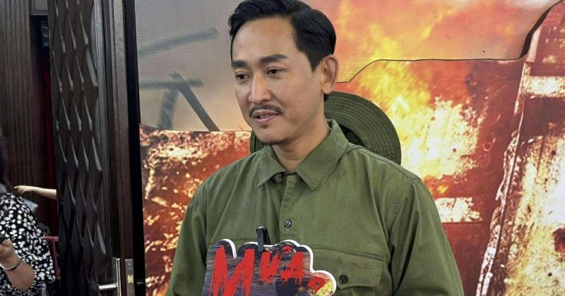 Image of actor Hua Vi Van in the movie "Red Rain". Photo: Character provided