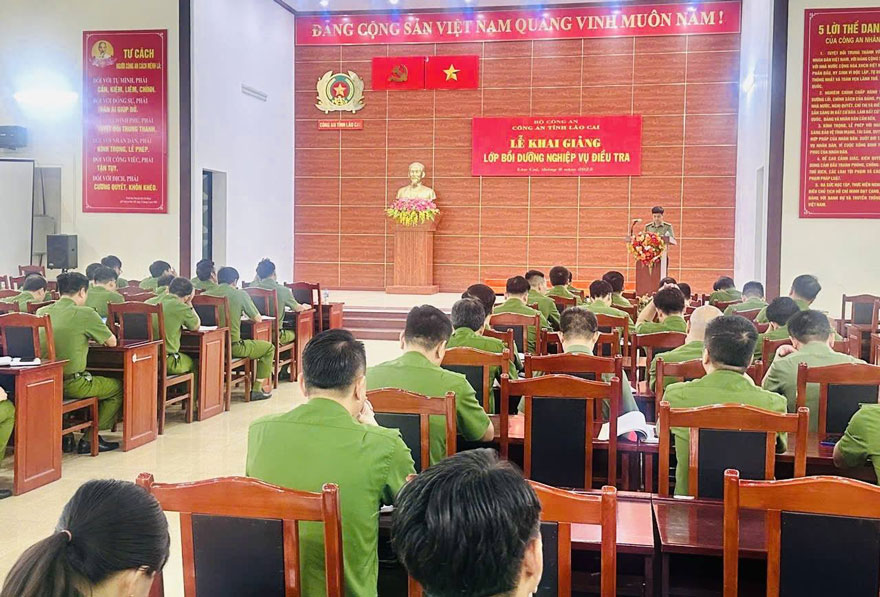 Quang cảnh lễ khai giảng. Ảnh: Thanh Tuấn