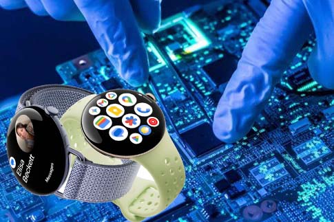 La nueva generacion de chips Snapdragon ayuda a que los relojes inteligentes tengan una bateria mas larga y un GPS mas preciso. Graficos: Cat Tien