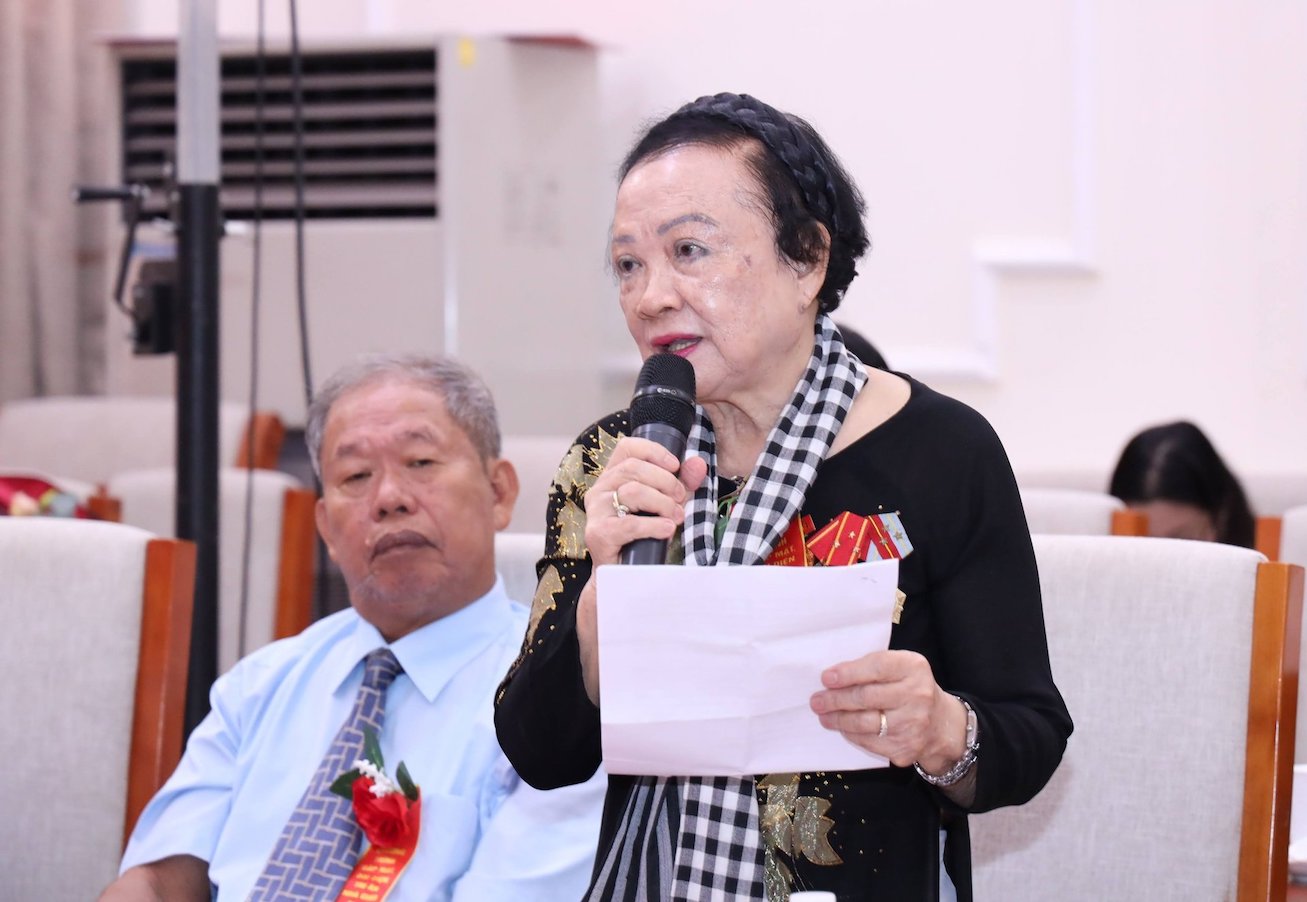 Nha giao Nguyen Thi Yen Thu. Anh: Tran Hiep