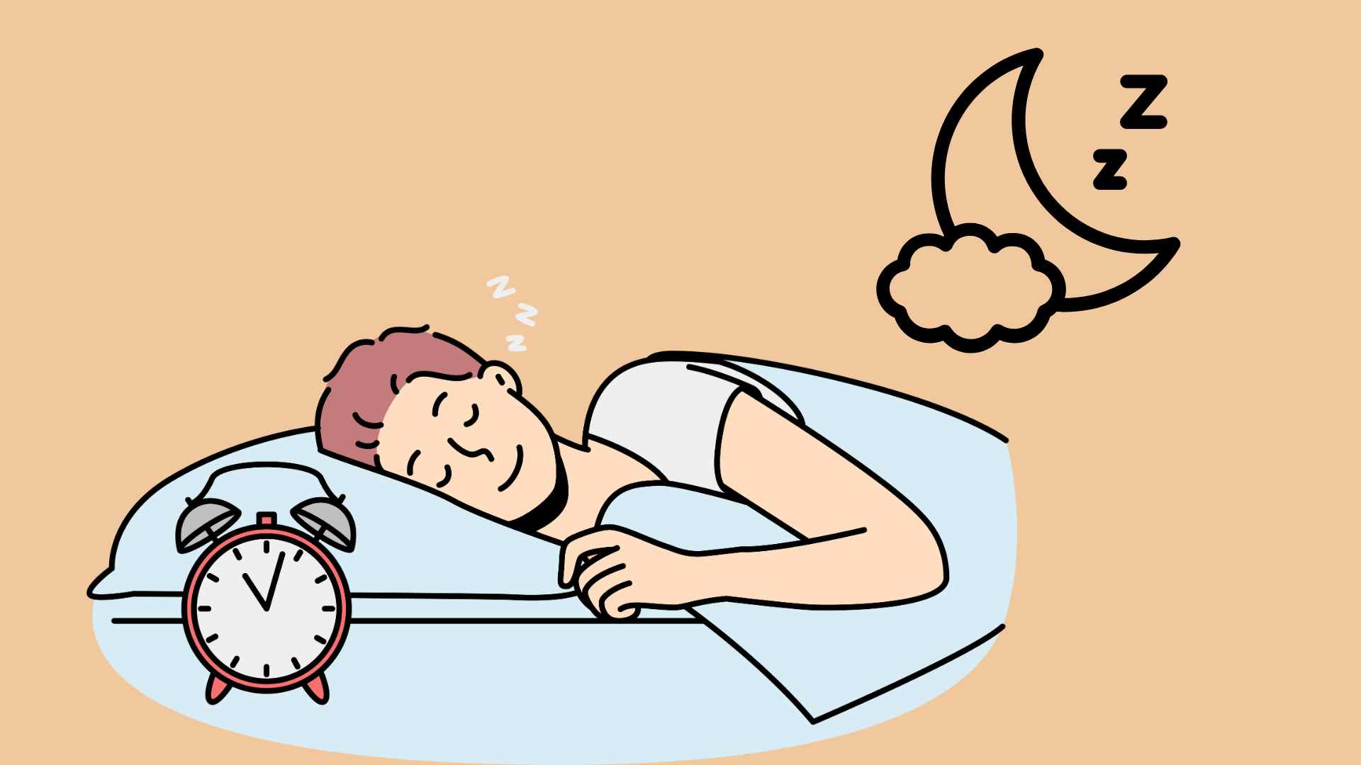 Habits help improve insomnia. Graphic photo: Hoang Loc