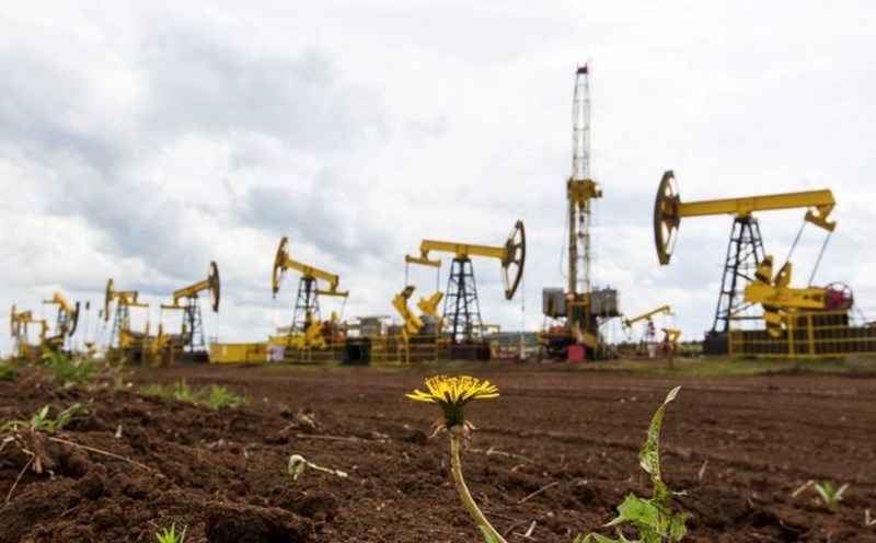 A Russian oil exploitation area. Ukraine is pushing strikes on Russian energy facilities. Photo: Xinhua