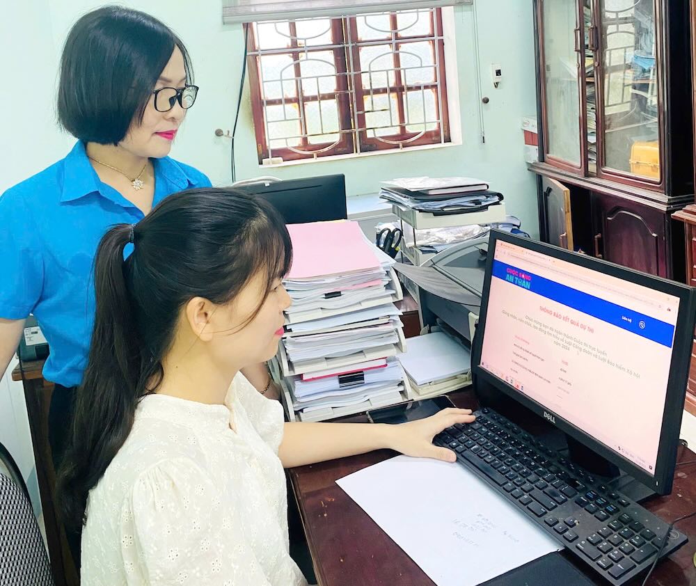 Union members and workers of Thai Hoa Ward Trade Union actively participated in the contest. Photo: Thai Hoa Ward Trade Union