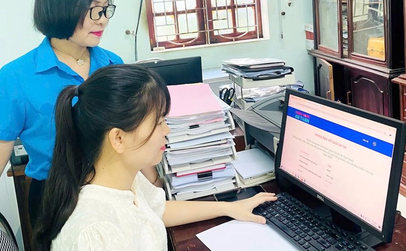 Union members and workers of Thai Hoa Ward Trade Union actively participated in the contest. Photo: Thai Hoa Ward Trade Union