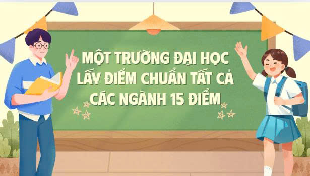 A university takes the benchmark for all majors at 15 points