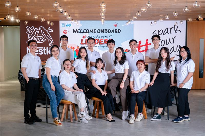 Nestle moi nam deu trao hang tram co hoi viec lam den cac ban sinh vien thong qua cac chuong trinh tuyen chon Quan tri vien tap su va Thuc tap sinh Nesternship. Anh: