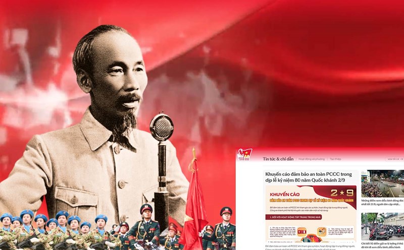 Digital platform "A80 - Proud of Vietnam". Photo: Huu Vu