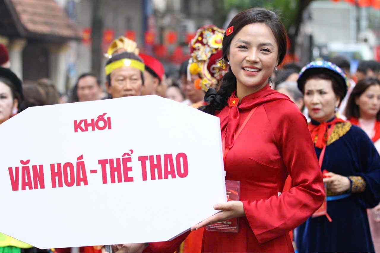 NSND Lan Huong, dien vien Thu Quynh tham gia hop luyen cung khoi Van hoa The thao