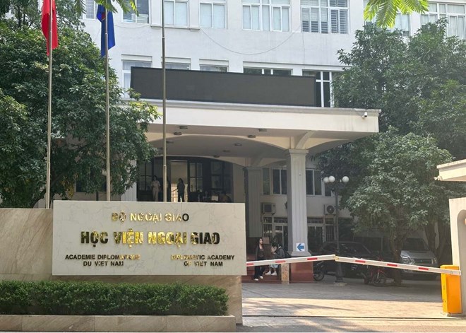 The Diplomatic Academy announced the benchmark for 2025. Photo: Anh Duc