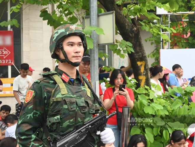 Hanoi Police proposed to ensure security and order for the Marching ceremony. Photo: Thanh Nhan