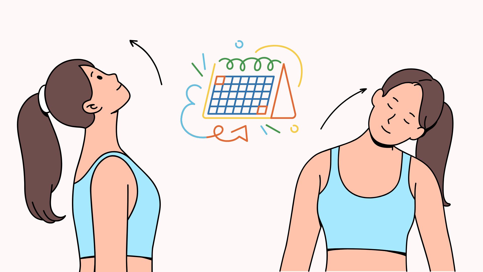Standing with your neck extended and your chin bent are exercises that help slim your neck and jawline. Graphics: Thanh Thanh