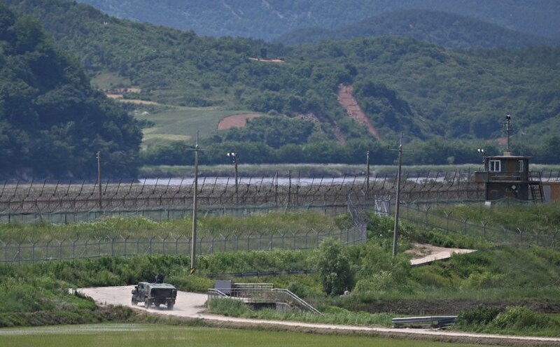 A common border area between North and South Korea. Photo: AFP