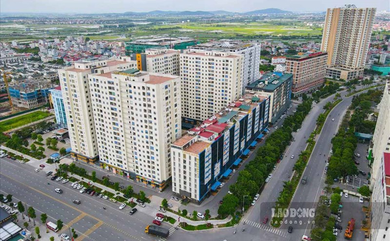 Urban area in Vo Cuong ward, Bac Ninh. Photo: Van Truong