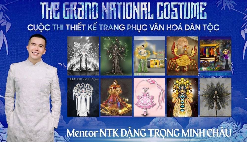 The designs in Miss Grand Vietnam belong to the Minh Chau design team. Photo: Sen Vang.