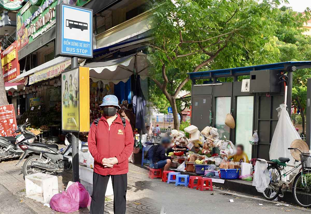 Some bus stations in Ho Chi Minh City are occupied, people have to wait for their vehicles between garbage and stench.