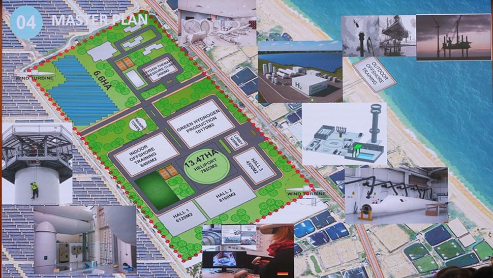 Gia Lai省が入札を通知している再生可能エネルギー人材育成・開発センタープロジェクトの概要。写真:Nguyen Toan
