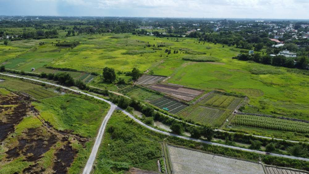 Suoi Giua住宅地プロジェクトに対する投資方針の回収。写真:Din Trong