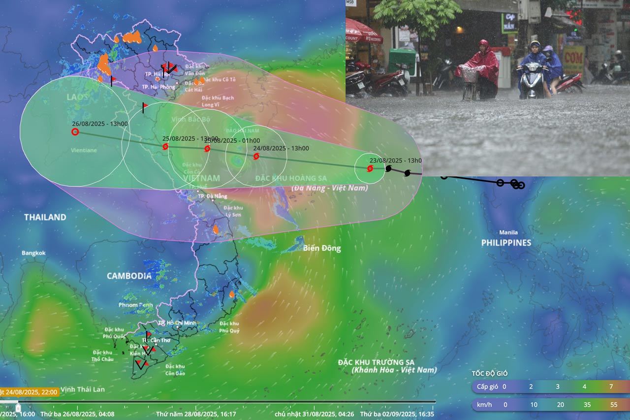 Storm No. 5 is very strong, moving quickly and reaching level 15
