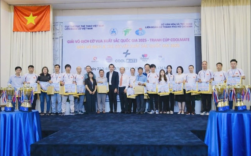 Teams participating in the 2025 National Chess Tournament. Photo: Minh Thang
