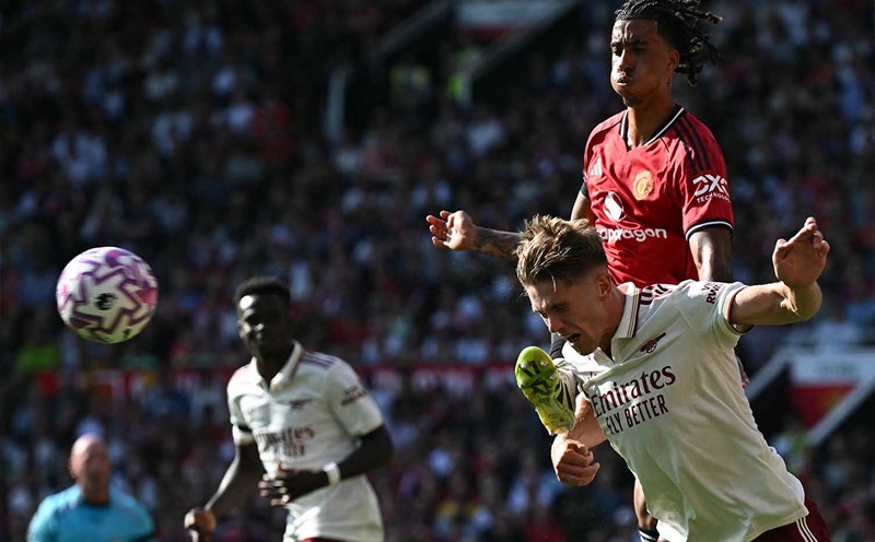 After losing to Arsenal, Man United continued to face another team from London. Photo: AFP