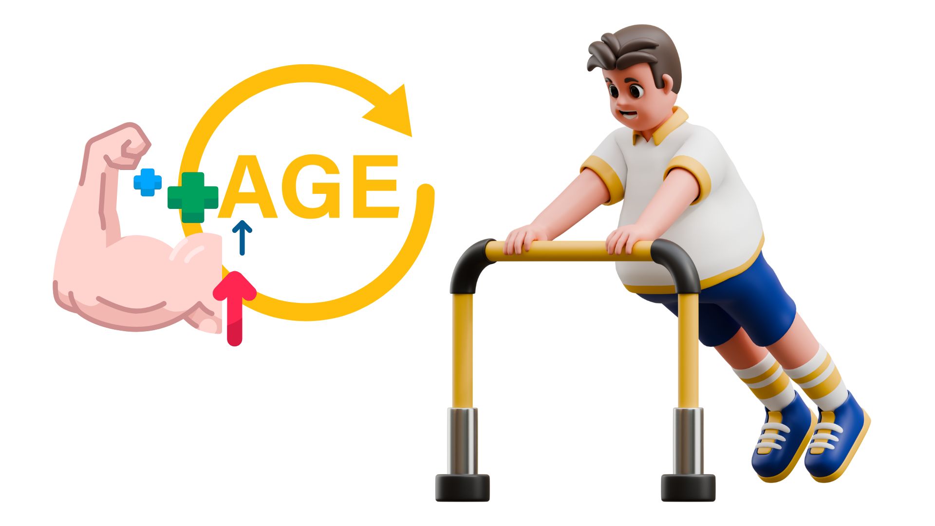 Exercise helps reduce muscle loss after the age of 45. Graphics: Thanh Thanh