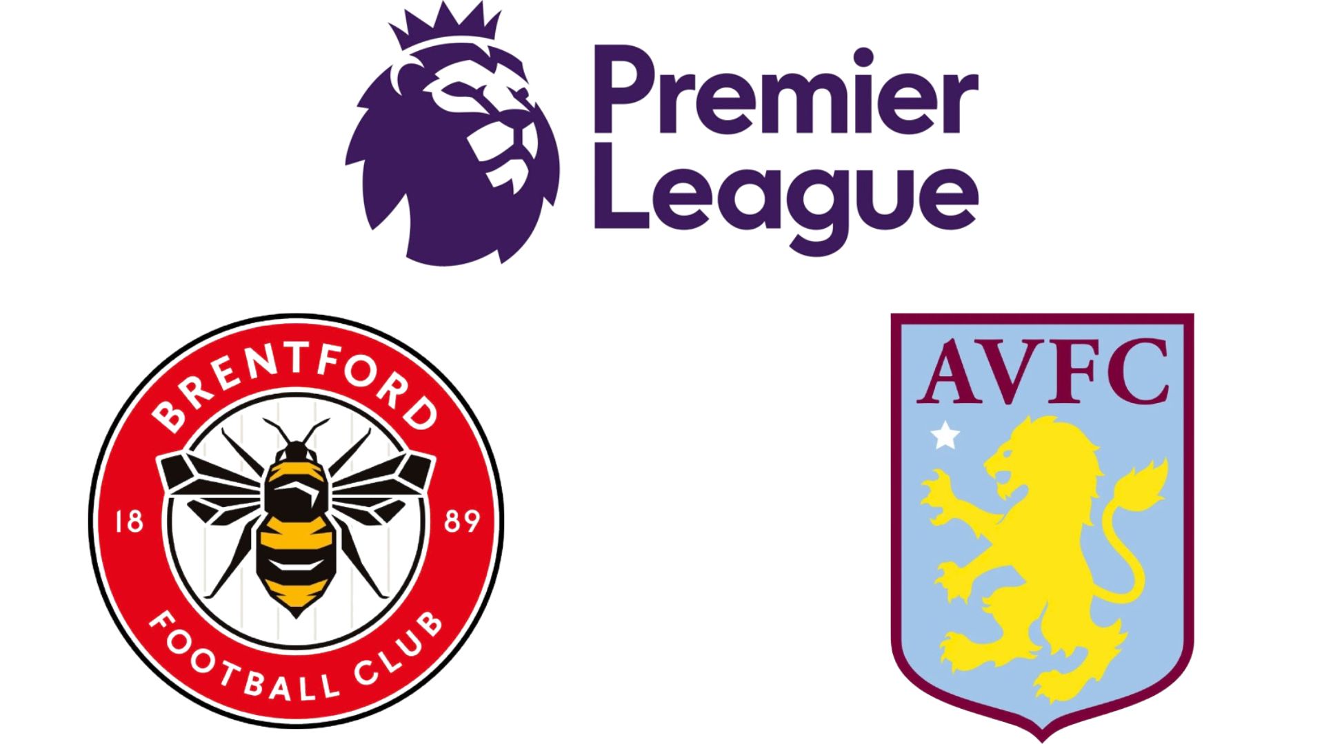 Brentford vs Aston Villa in the Premier League. Graphics: Van An