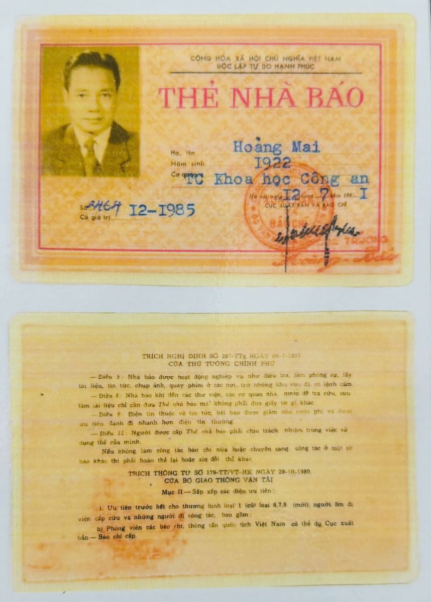 Mot ky vat cua dong chi Hoang Mai -
