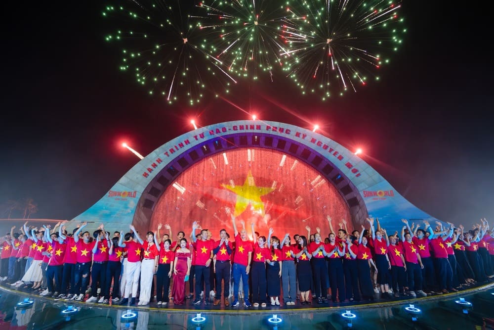 Sun World 시스템은 북쪽에서 남쪽까지 9월 2일 국경일 연휴 기간 동안 관광객을 맞이할 준비가 되어 있습니다. 사진: Thanh Son