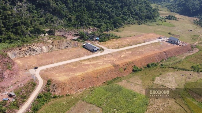 A resettlement area in the disaster area in Thoi hamlet, Phu Vinh commune, Tan Lac district, the old Hoa Binh province (now Muong Hoa commune, Phu Tho province). Photo: Minh Nguyen.