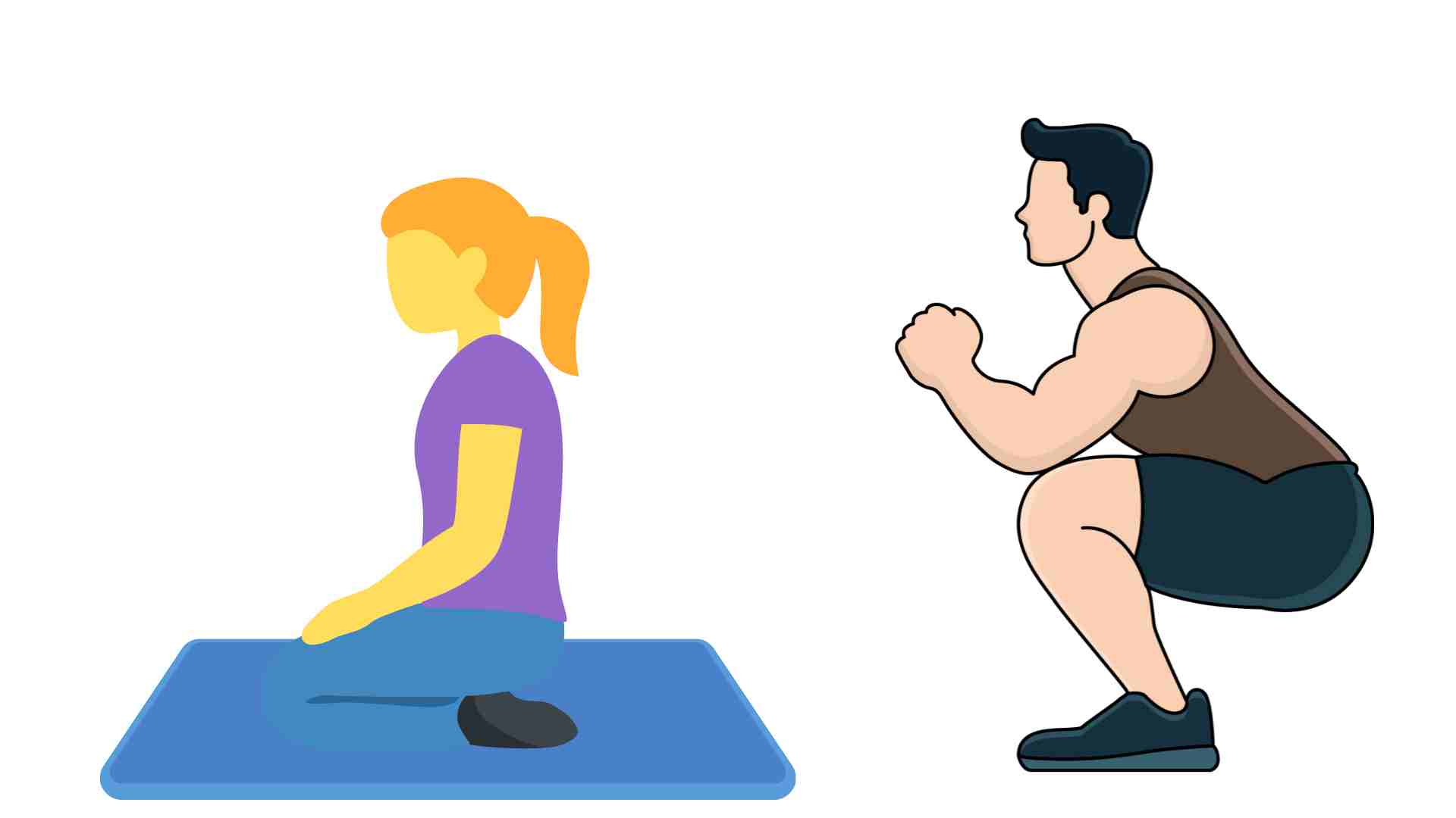 Some muscle-strengthening exercises. Graphics: Ha May