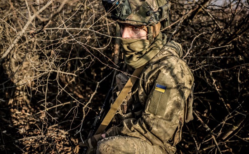 Ukrainian soldiers on the front lines. Photo: AFP