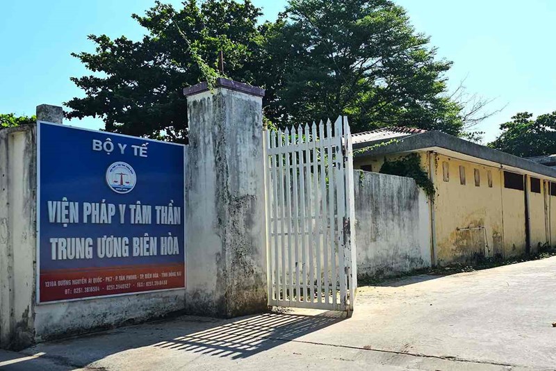 Trong vụ án sai phạm tại Viện Pháp y tâm thần Trung ương Biên Hòa trụ sở tại Đồng Nai, nhiều người bị đề nghị truy tố hành vi nhận hối lộ. Ảnh: HAC