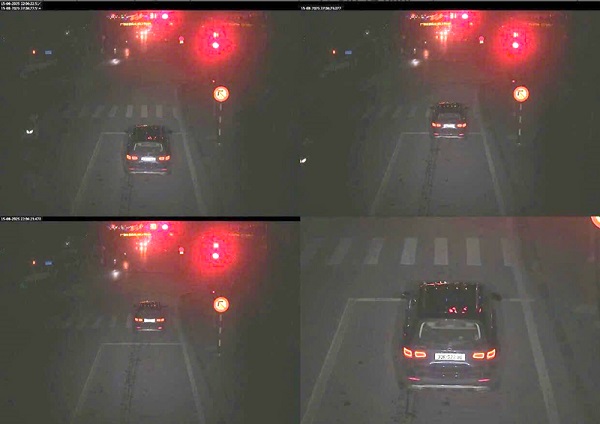 Propiedad de un coche con matricula de Hanoi multada en Cao Bang. Foto: Policia de Cao Bang