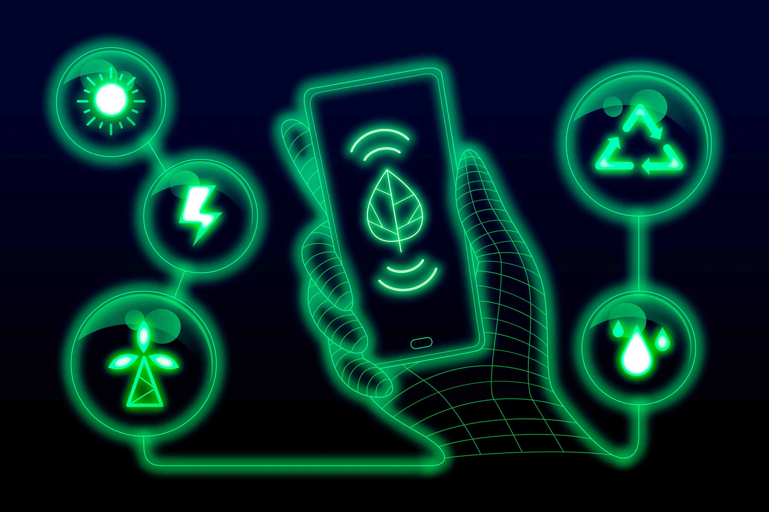 Una foto de la IA consumiendo energia la mitad del cargador de un telefono y una verdad poco conocida. Grafico: Cat Tien