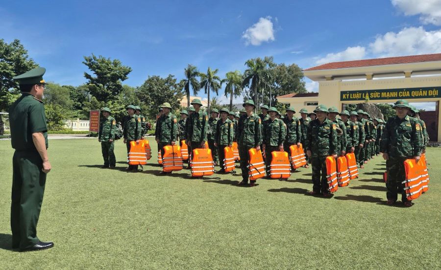 Quang Tri Border Guard is ready to respond to storm No. 5. Photo: Hung Tho