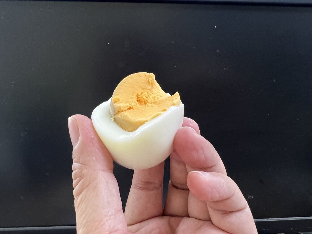 Boiled eggs are a potential source of calcium supplementation. Photo: Kieu Vu