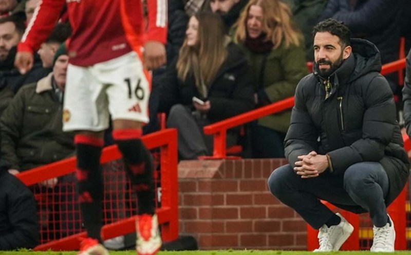 The trust in Ruben Amorim is more shaken than ever. Photo: AFP