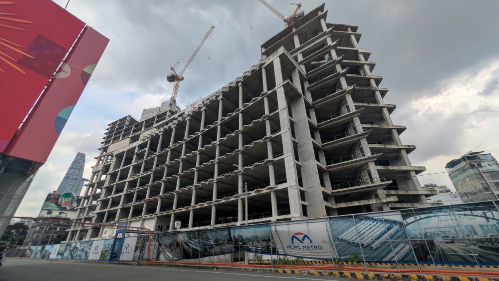 Du an la khu phuc hop rong 8.600 m2. Ảnh: Anh Tu