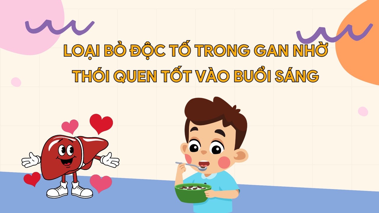 Eating a healthy breakfast with fiber-rich foods helps the liver detoxify effectively. Graphic photo: Huong Son