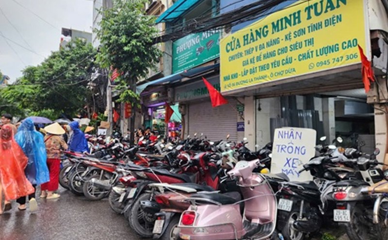 Catering services according to the bac event. Photo: Minh Hanh